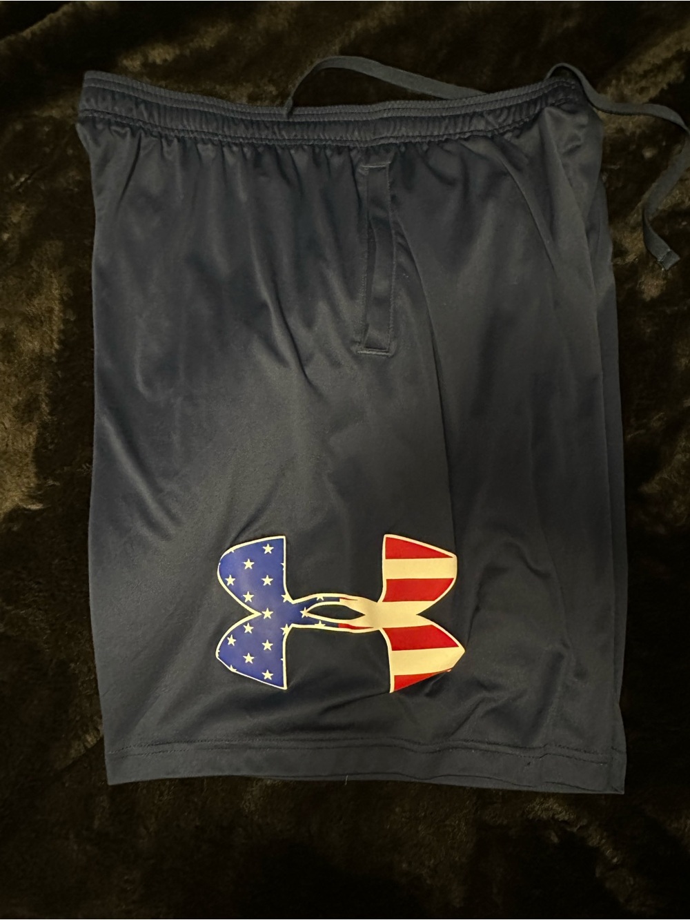 Under Armour Men's UA Freedom Tech Big Flag Logo NAVY Sz XL